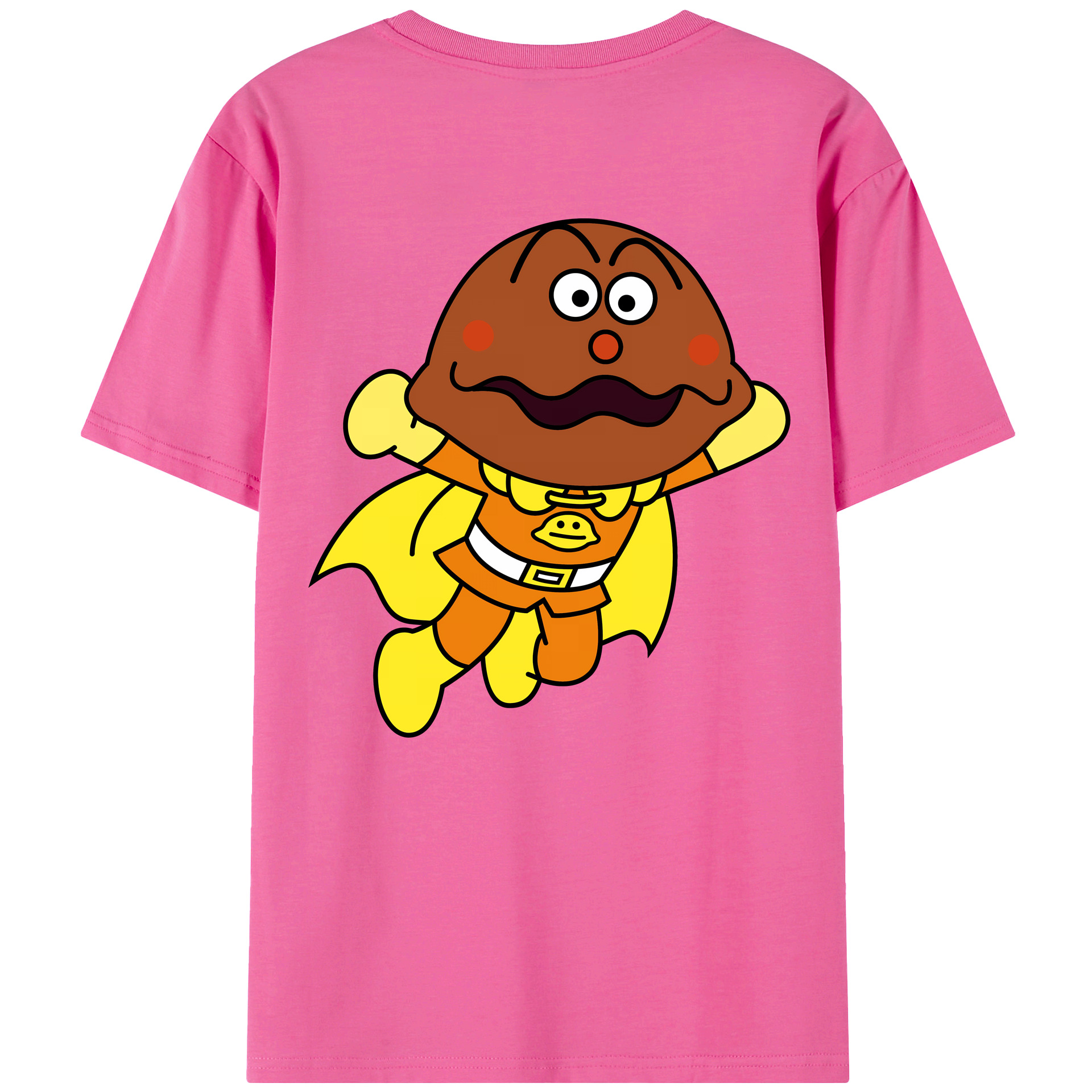 （画像用） アンパンマン Anpanman レディース半袖Tシャツ(バックプリント)